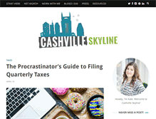 Tablet Screenshot of cashvilleskyline.com